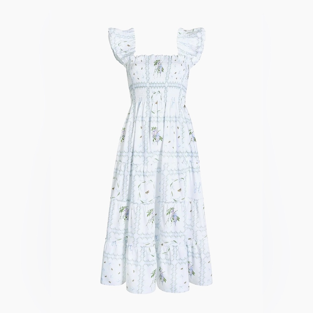 Hill House Home Ellie Nap Dress XXL Floral Patchwork White NWT
